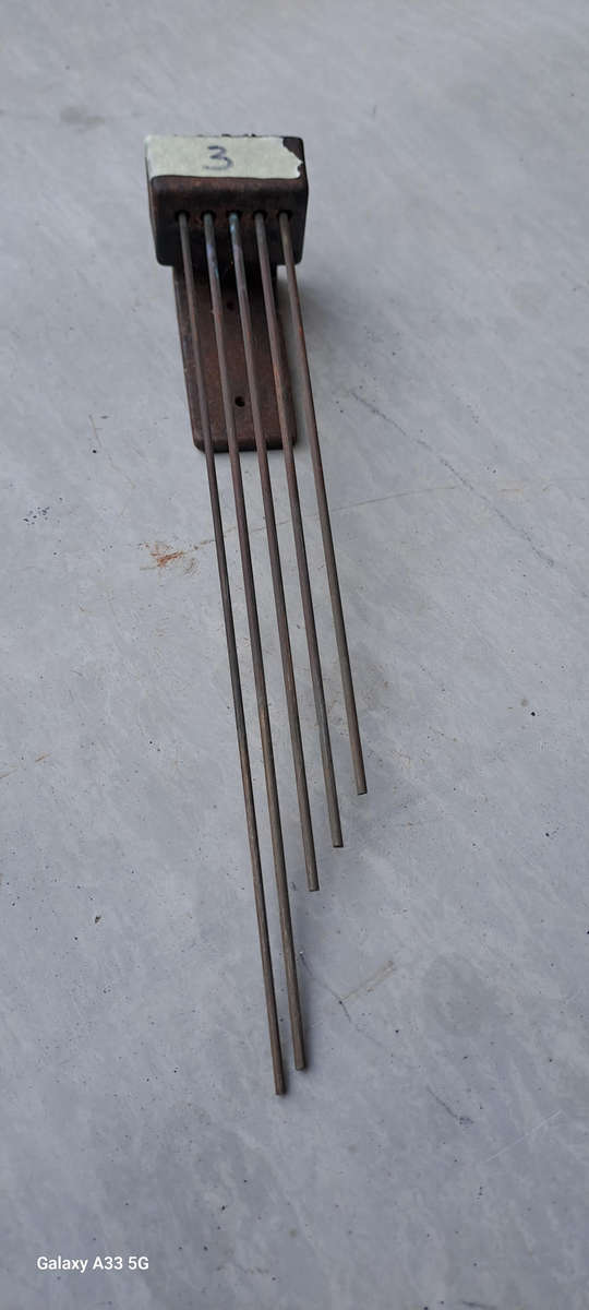 Vintage mantle clock chime rods 5