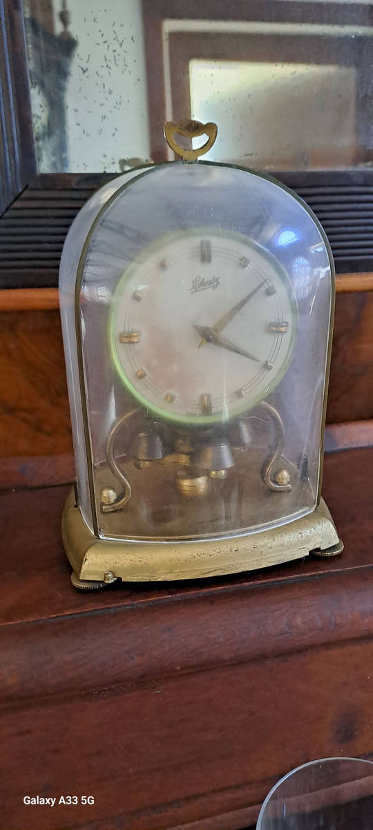 Small Schatz mantle clock ( Anniversary clock) working