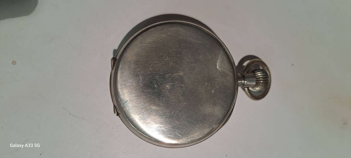 antique Oversized roskopf GCS pocket watch