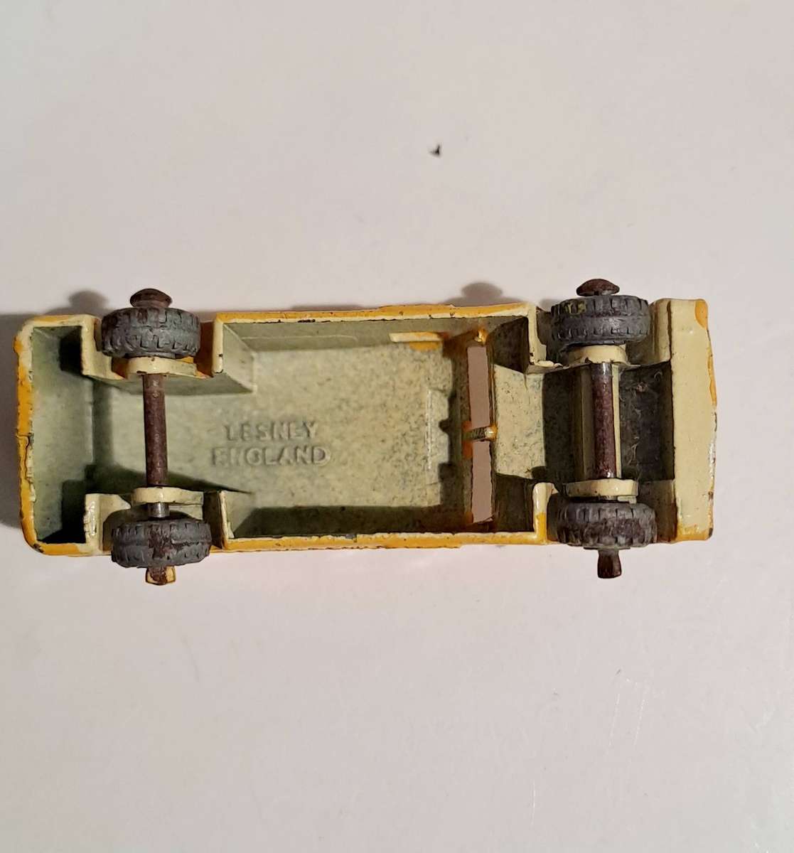 Lesney Matchbox No 14b Ambulance re sprayed