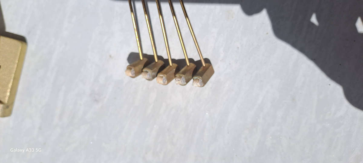 mantle clock chime rods and gong