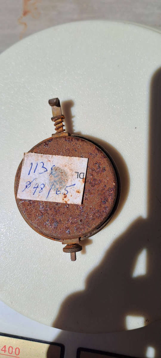 Vintage clock pendulum brass