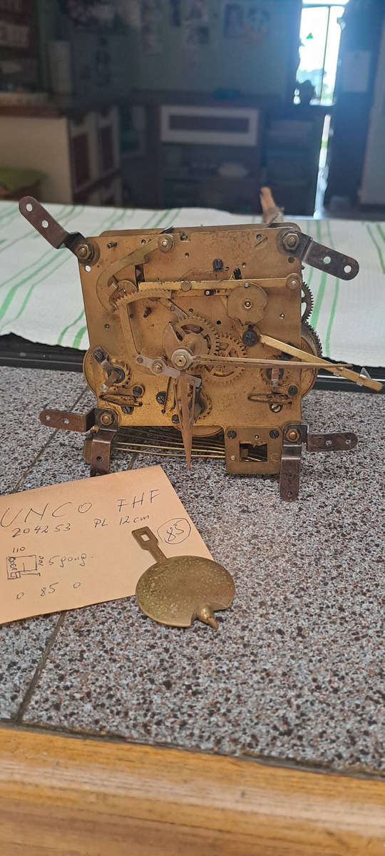 Unco 5 Gong clock movement complete
