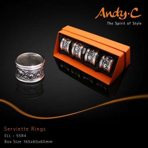 Andy C Elephant Range Serviette rings exceptional
