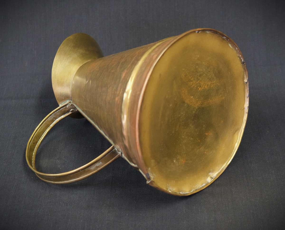 Vintage Brass over Copper Jug