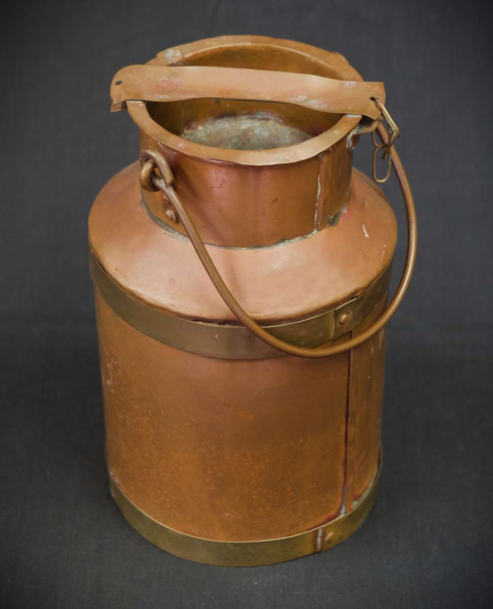 Copper Milk Can