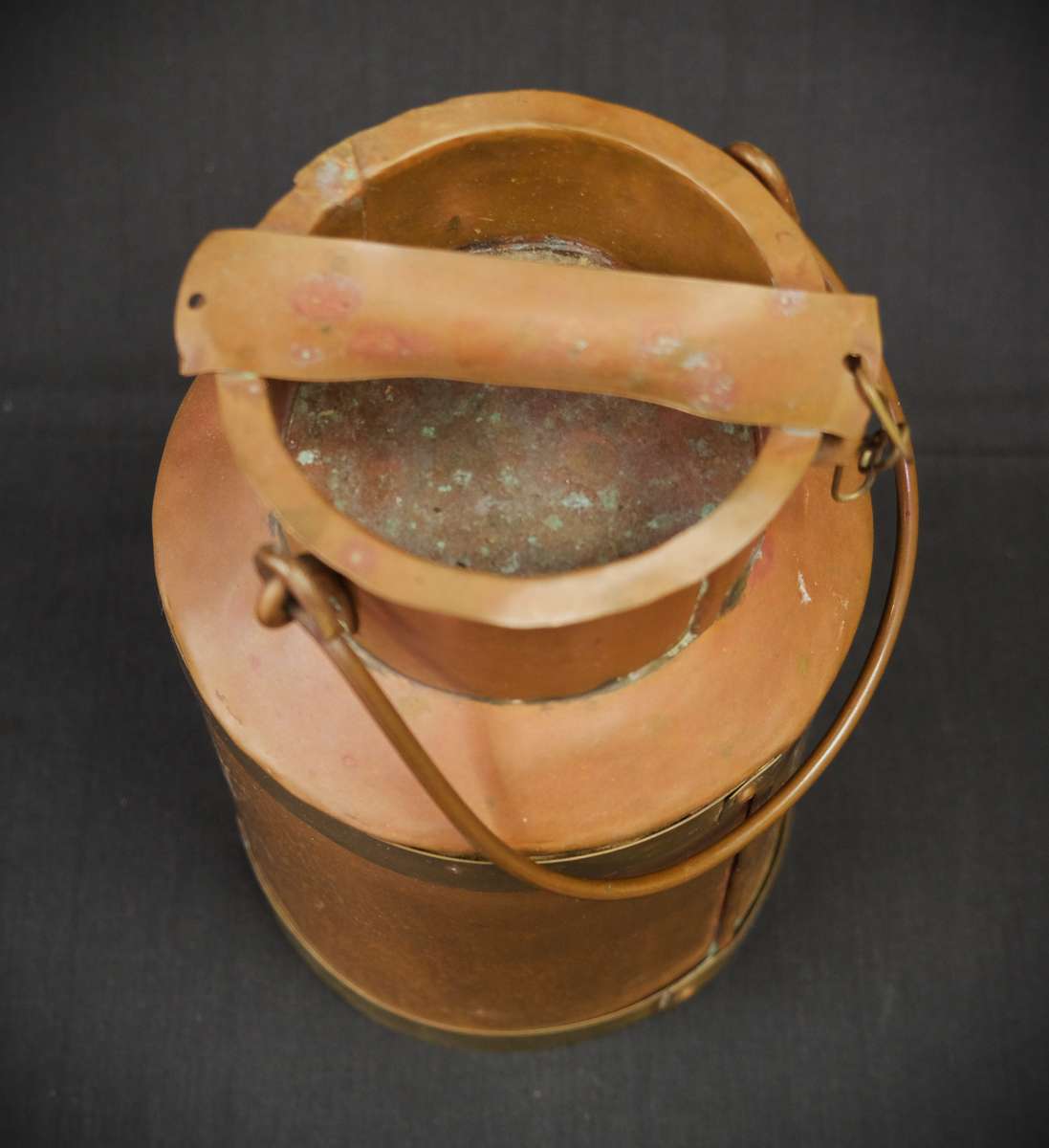 Copper Milk Can