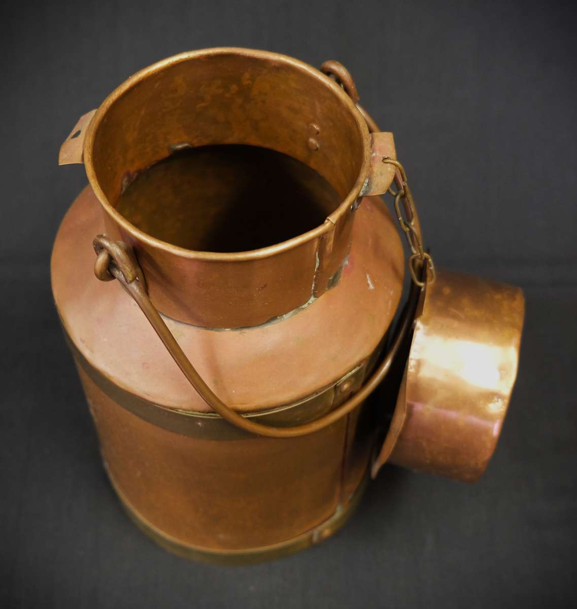 Copper Milk Can