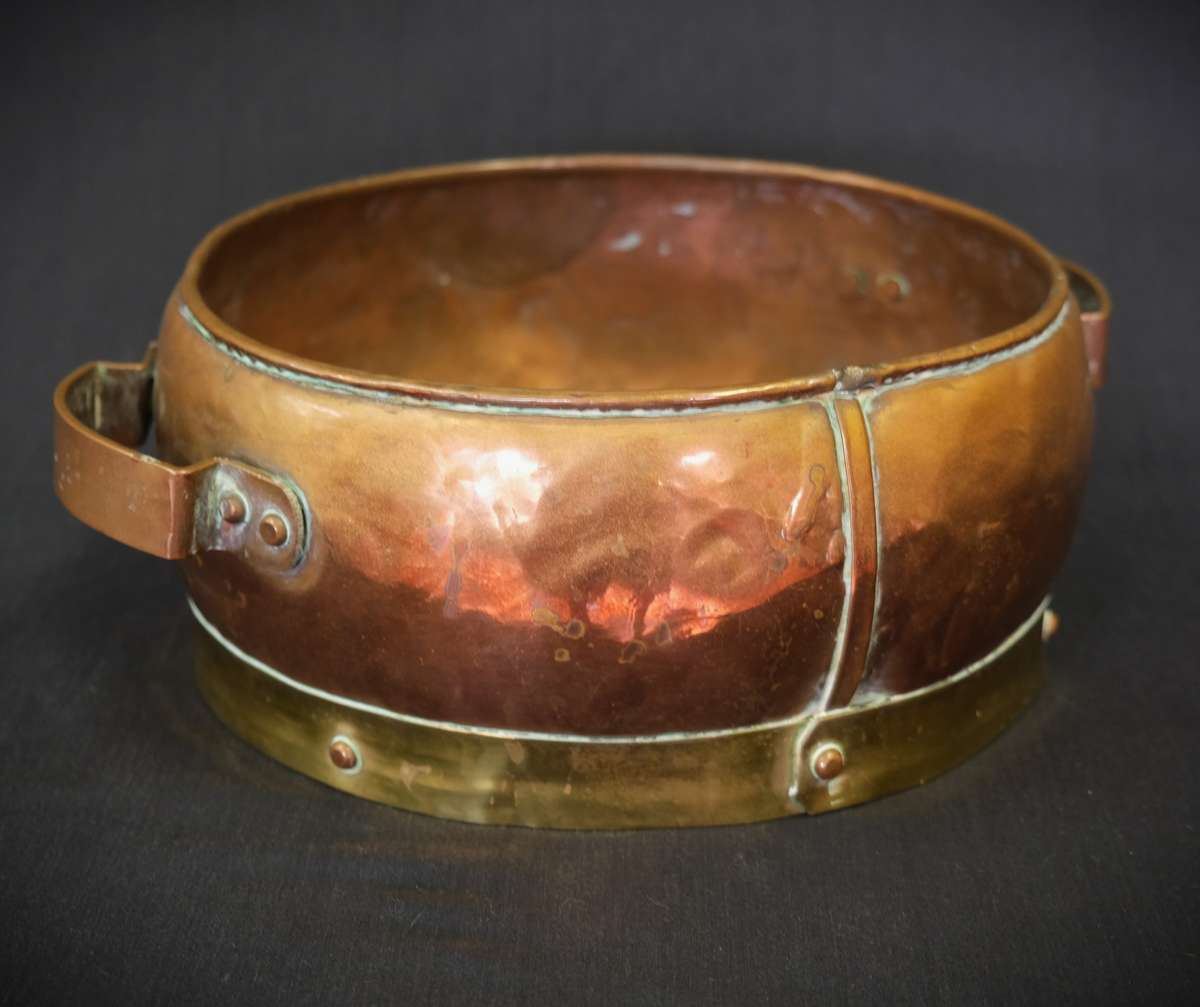 Vintage Copper and Brass Dish