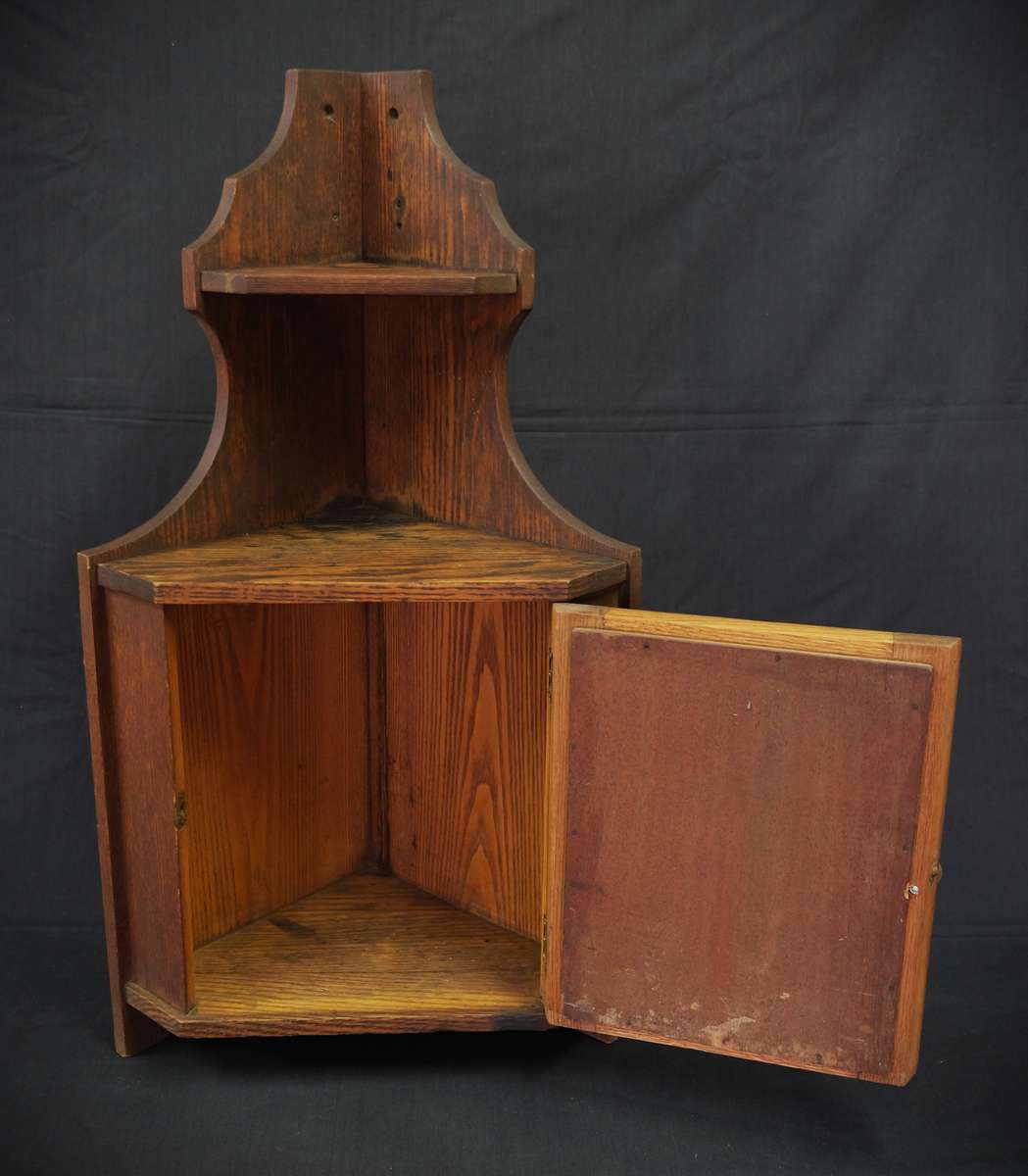 Vintage Oak Apothecary Cabinet