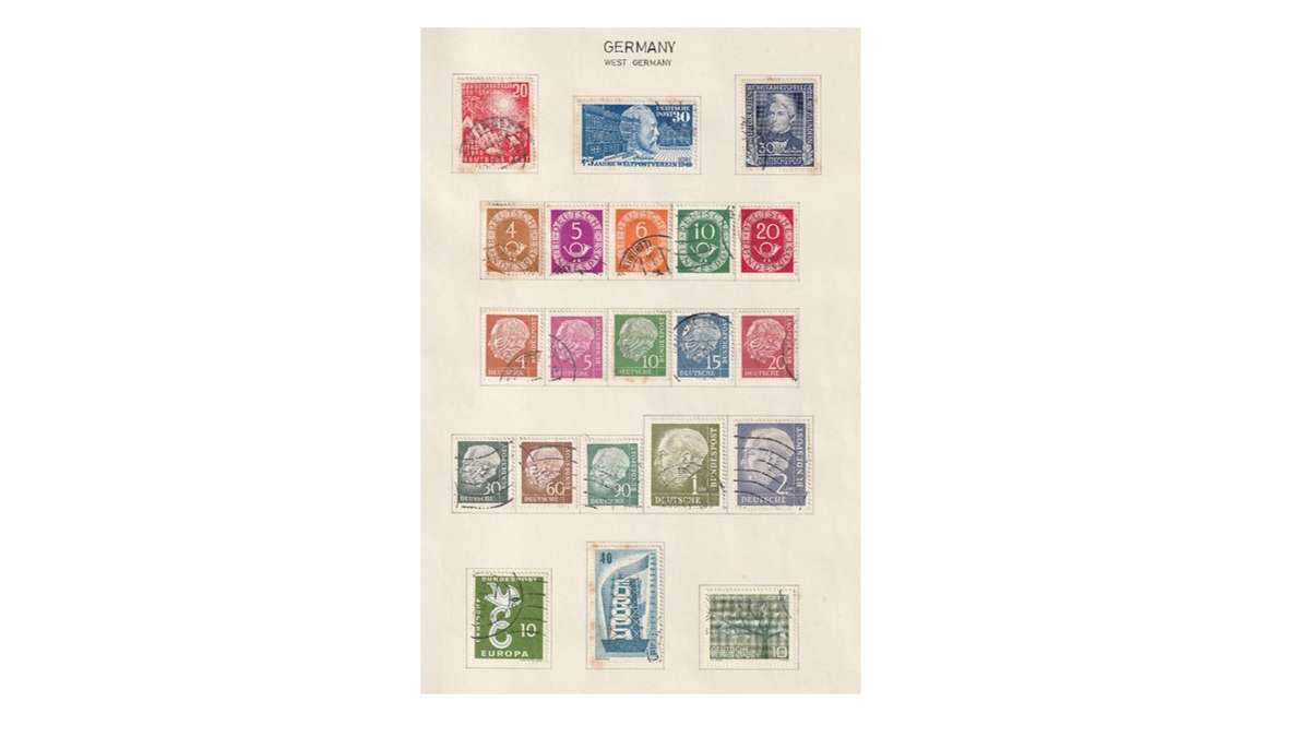 Germany & Anglo American Zone. 15 Page selection of MM* & used stamps.