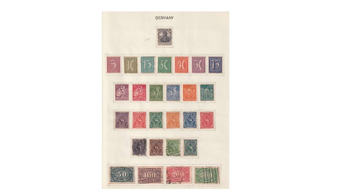 Germany & Anglo American Zone. 15 Page selection of MM* & used stamps.