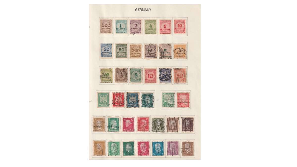 Germany & Anglo American Zone. 15 Page selection of MM* & used stamps.