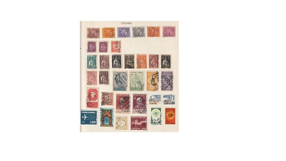 Portugal selection of used stamps