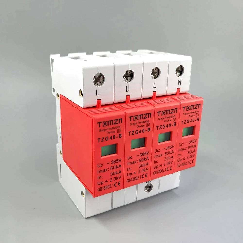 SPD 4P 385VAC 60-30kA Surge Protector