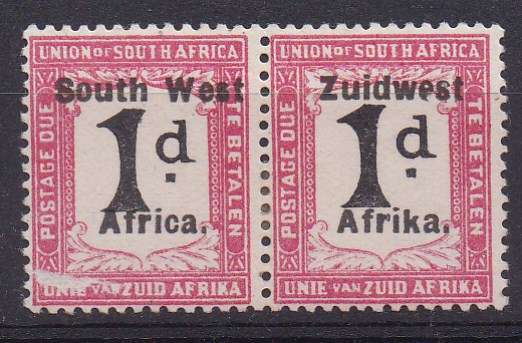 South West Africa 1924 Union postage due O/P SWA 1d MM