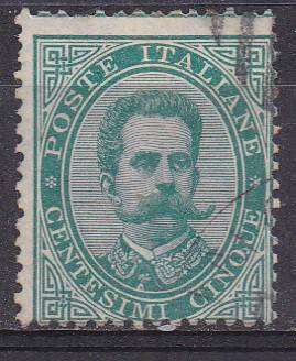 Italy 1879 King Humbert i 5c FU