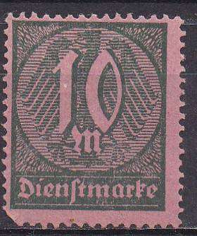 Germany 1922-23 official stamp 10m MM