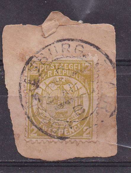 Transvaal 1895 wagon with pole 2d FU