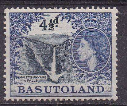 Basutoland 1954 QEii definitive issue 4 & 1/2d MM