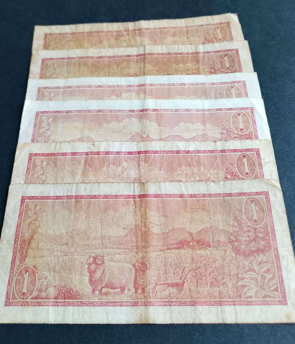 RSA lot of R1 circulated notes. See description for more details.
