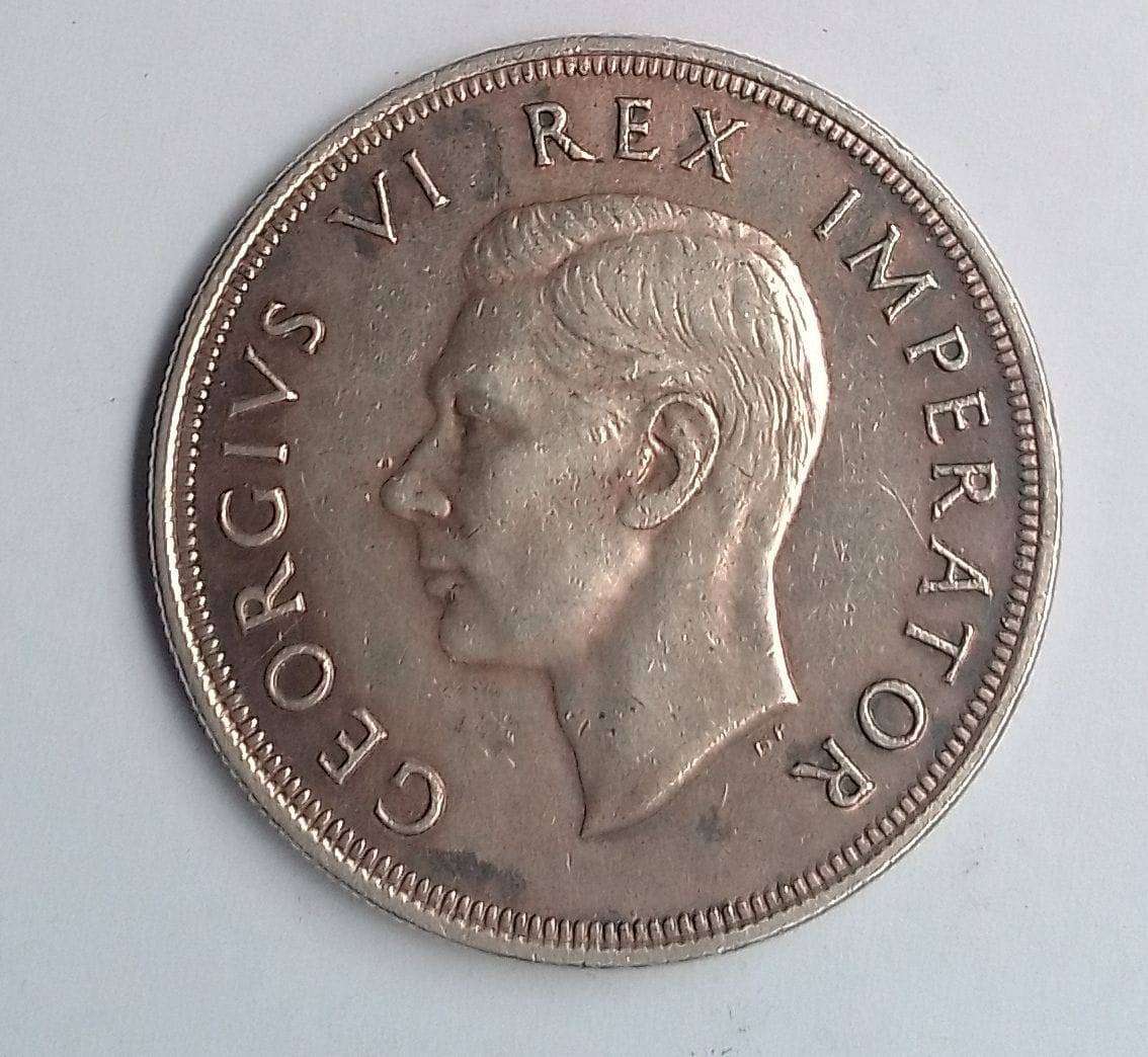 Union of SA 1947 silver 5/-