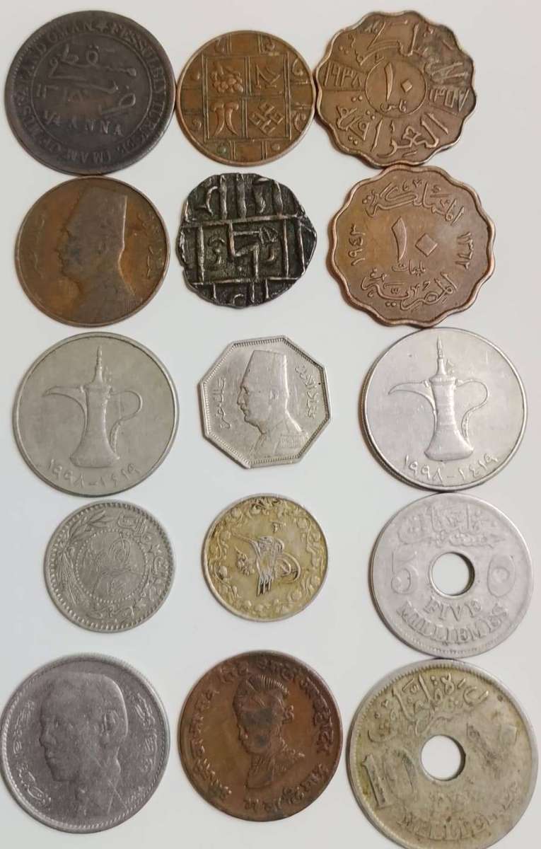 Lot of various collectable coins from various countries