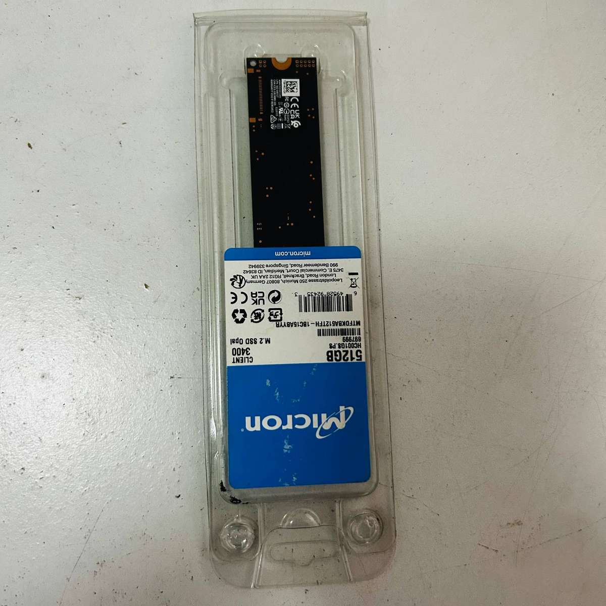 Micron 3400 512GB M.2 2280 PCIe Gen4 x4 NVMe Internal SSD (HP OEM)