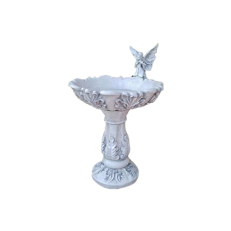 Fairy Fountain With A Solar Bird Bath Fountain Pump