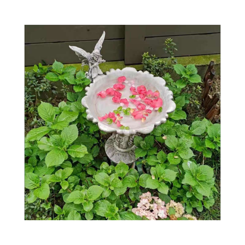 Fairy Fountain With A Solar Bird Bath Fountain Pump