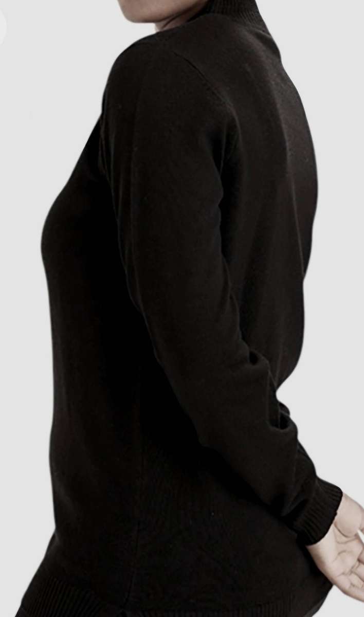 MILADYS Black Long Sleeved Knitwear - Plus Size 3XL/24/48