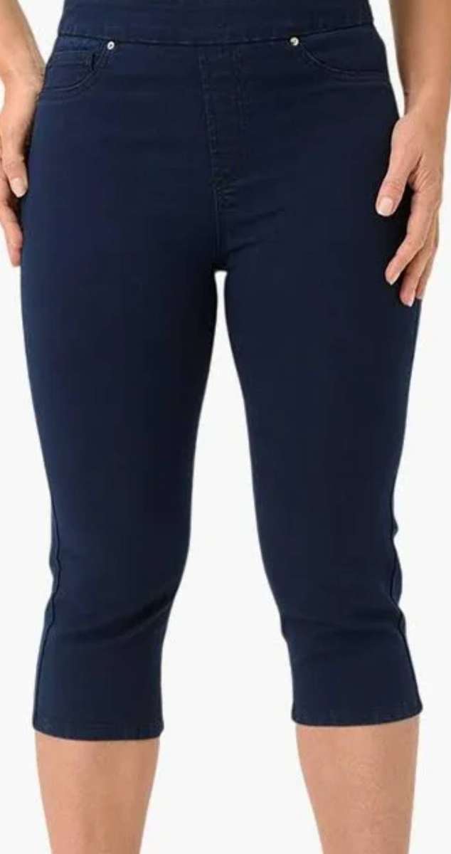 MILADYS Blue Capri Jean Jegging - PLUS SIZE 18/42