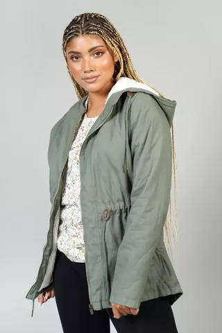 Sherpa Ladies Parka Jacket 2XL JOURNAL - Longer Length