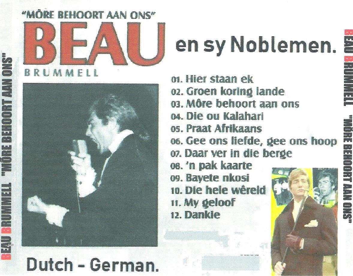 Beau Brummell's Afrikaans Music CD