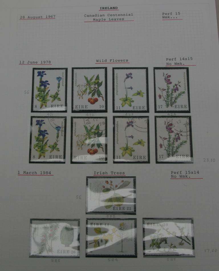 TWO SPRING FOLDERS WITH MANY FLORA /TREES AND FLOWERS-NB READ BELOW