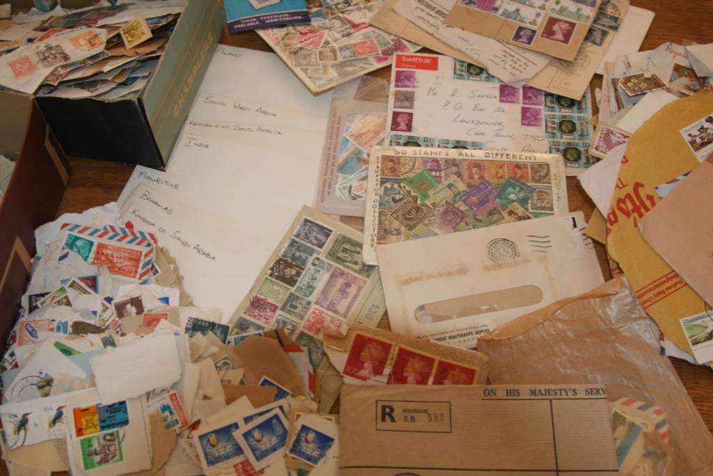 Stamps on and off paper exotic finds possible