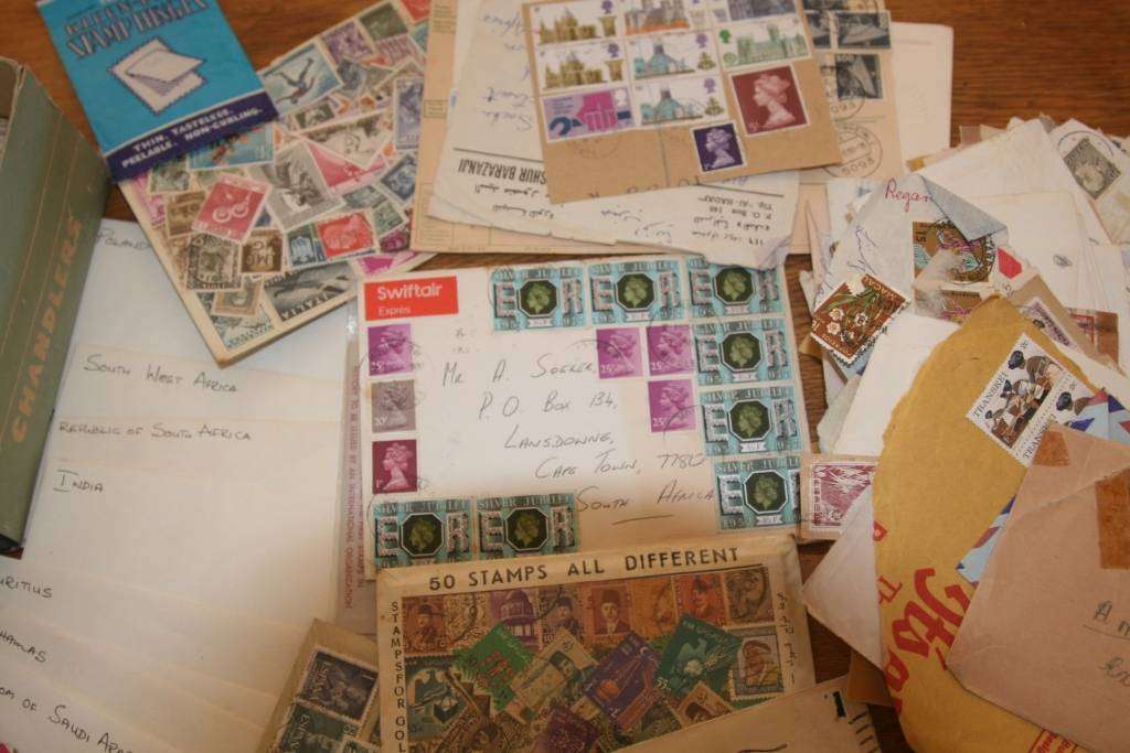 Stamps on and off paper exotic finds possible
