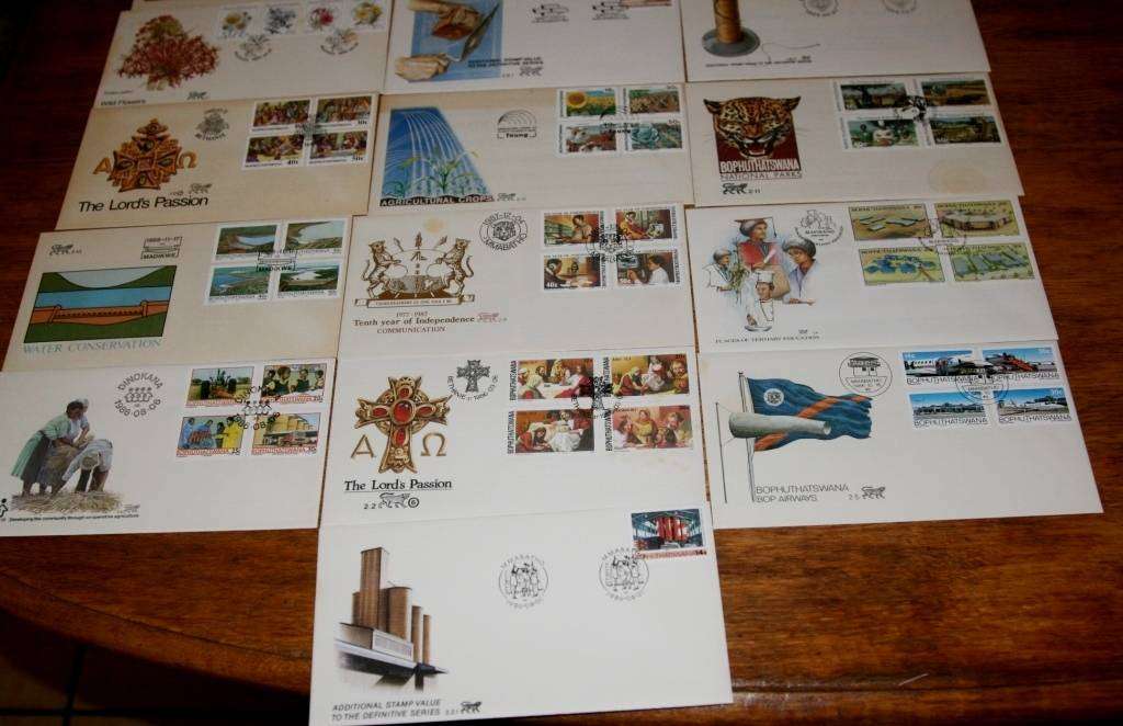 19 Bophuthatswana First Day covers