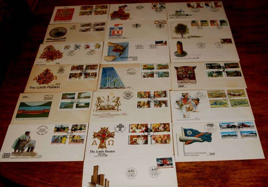 19 Bophuthatswana First Day covers