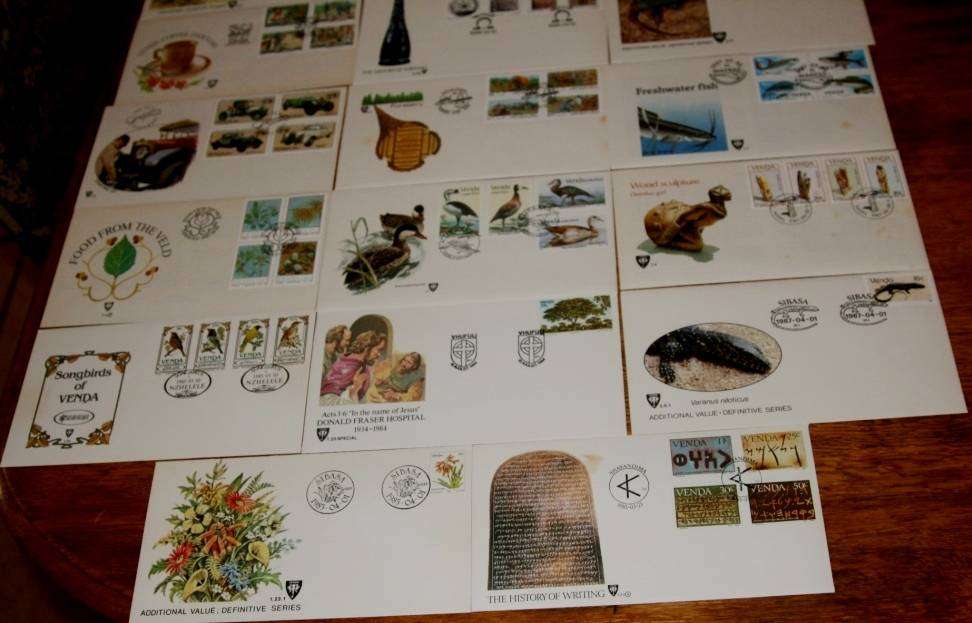 17 Venda First day Covers*** Low start Stunning Covers***