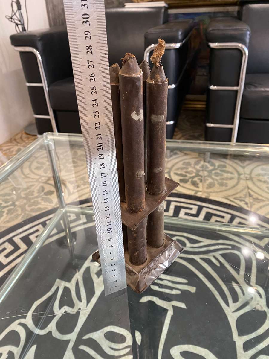 Antique Metal Candles