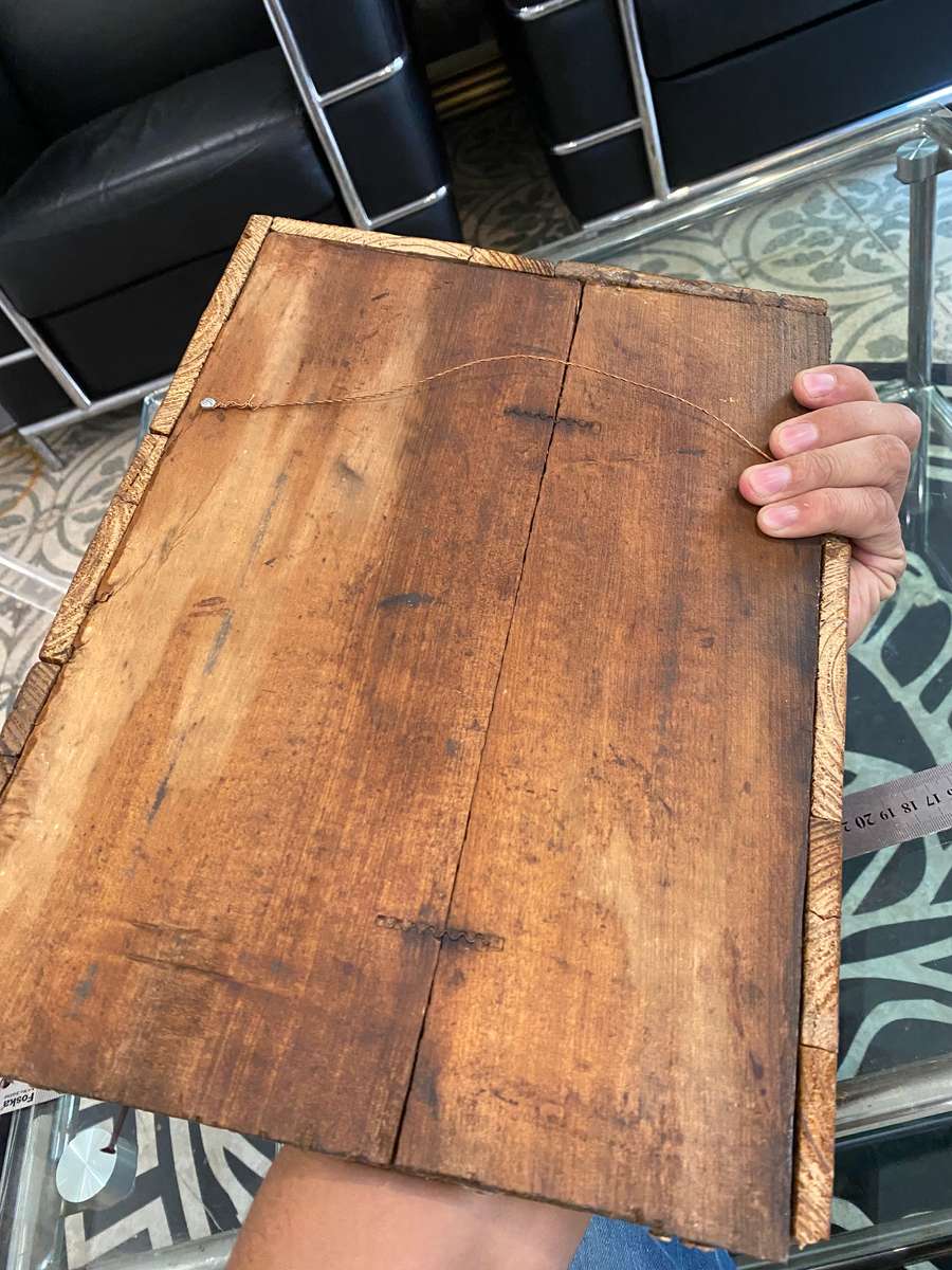 Bluebird Parafine Wooden Sign