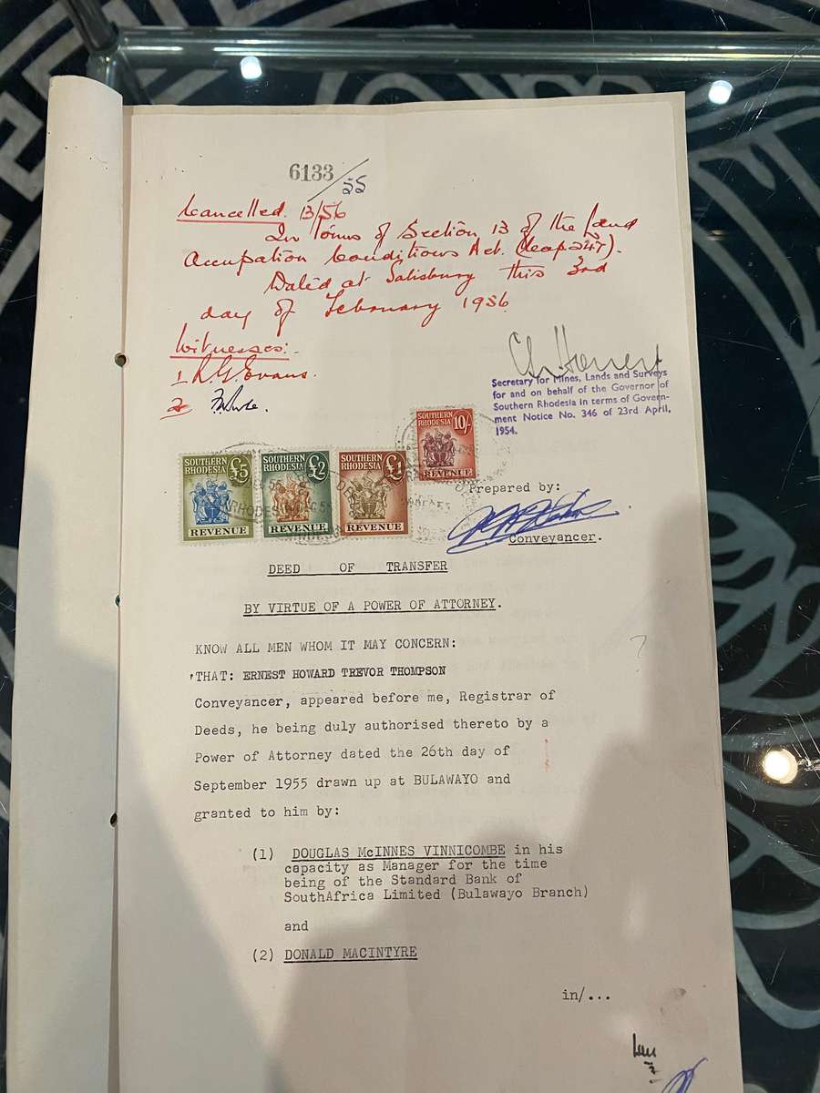 Southern Rhodesia Stamps - £5, £2, £1, 10s - Bid for all