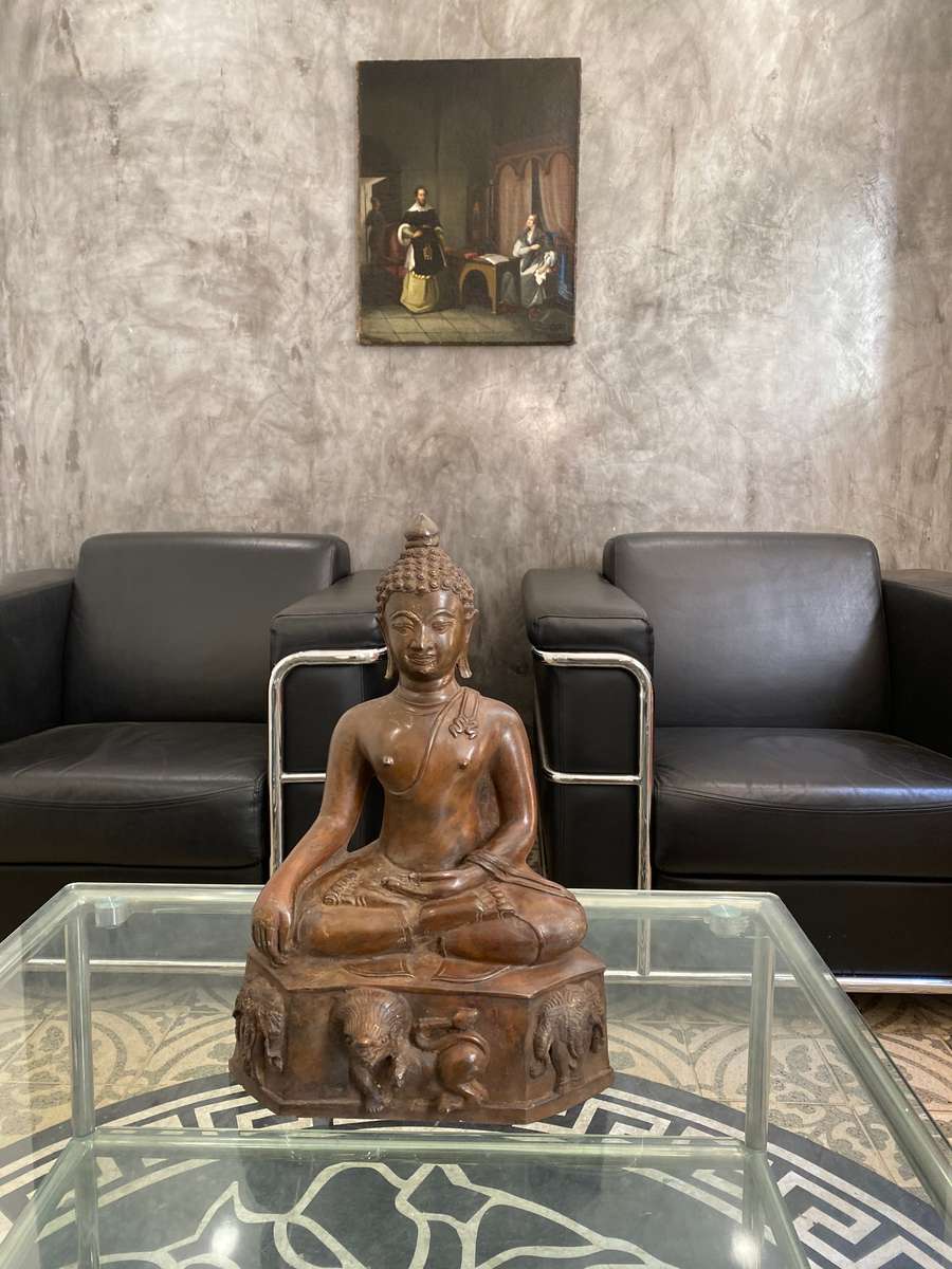 Antique bronze sculpture 40cm tall