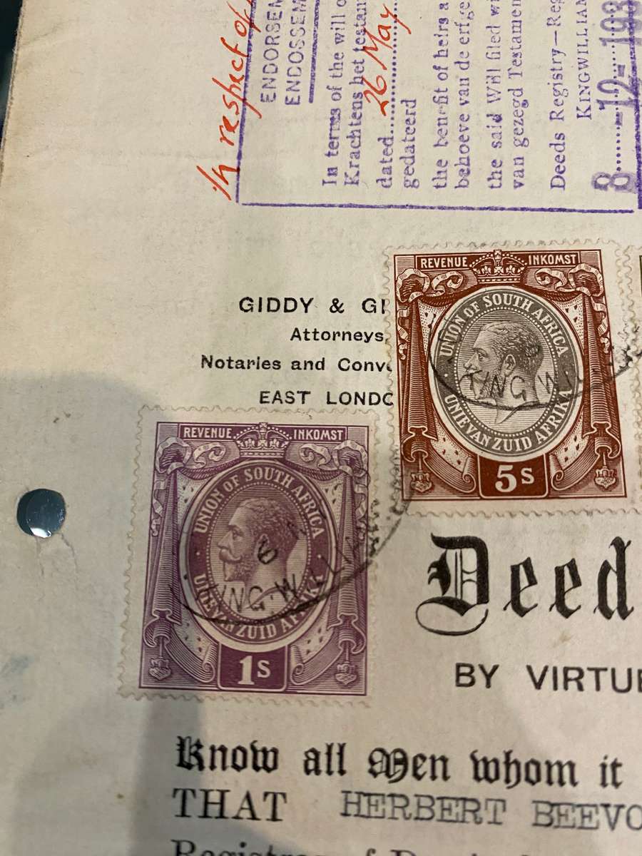 Union of South Africa stamps