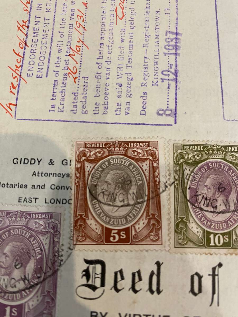 Union of South Africa stamps