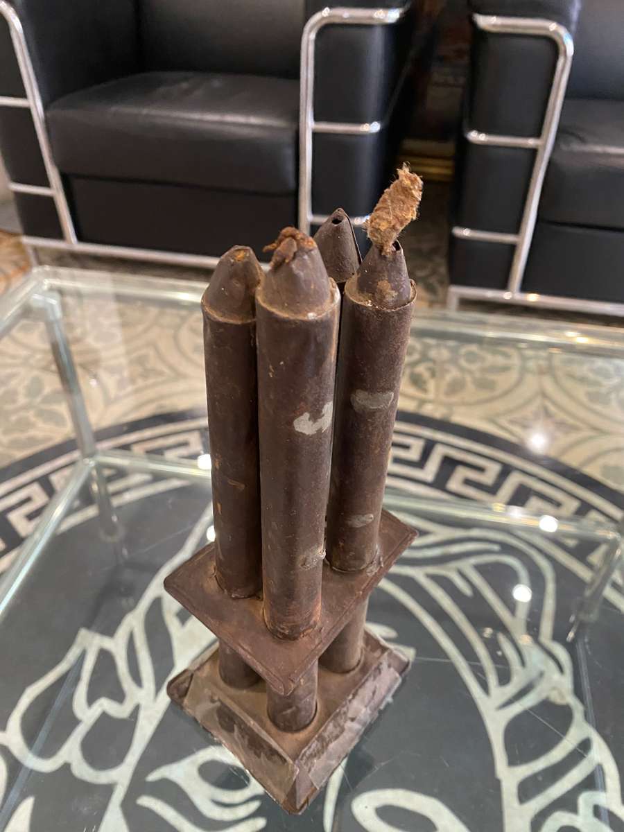 Antique Metal Candles