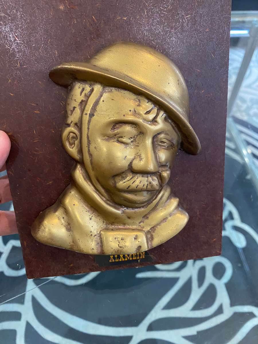 El Alamein Commemorated Bronze Plaque