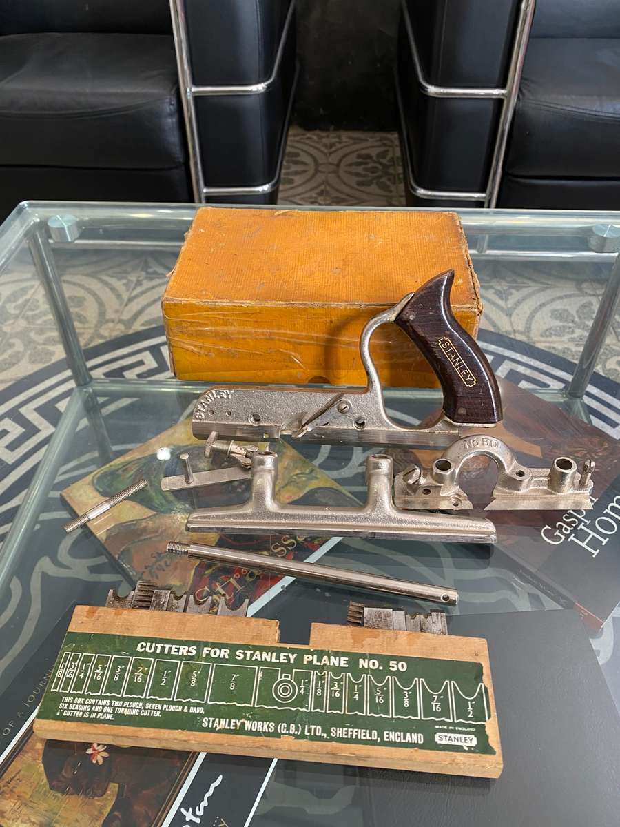 Stanley combination plane no50 as seen on pictures not complete in box !!!!!