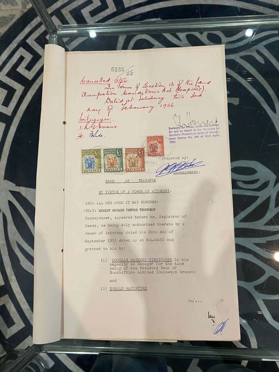 Southern Rhodesia Stamps - £5, £2, £1, 10s - Bid for all